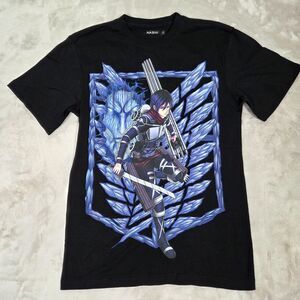 Attack on Titan Mikasa Ackerman Graphic T-Shirt Anime Men’s Small